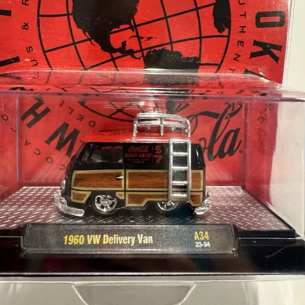 CHASE M2 MACHINES COCA~COLA A34 23-34 1960 VW DELIVERY VAN Chrome Red 1/750 Made